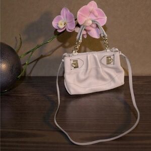 Salvatore Ferragamo Cream 2 Way  Bag Handbag And Crossbody Bag